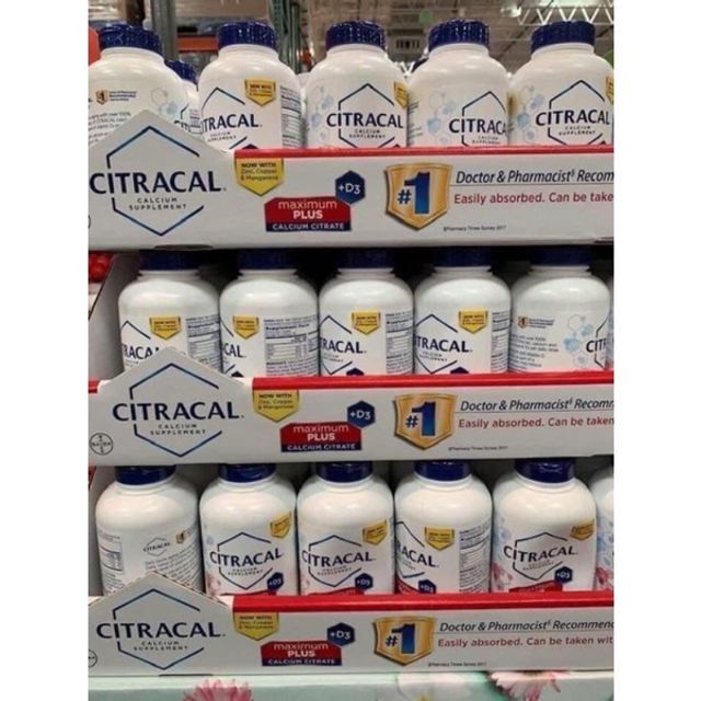 Vi&ecirc;n uống bổ sung canxi citrate CITRACAL 280 vi&ecirc;n