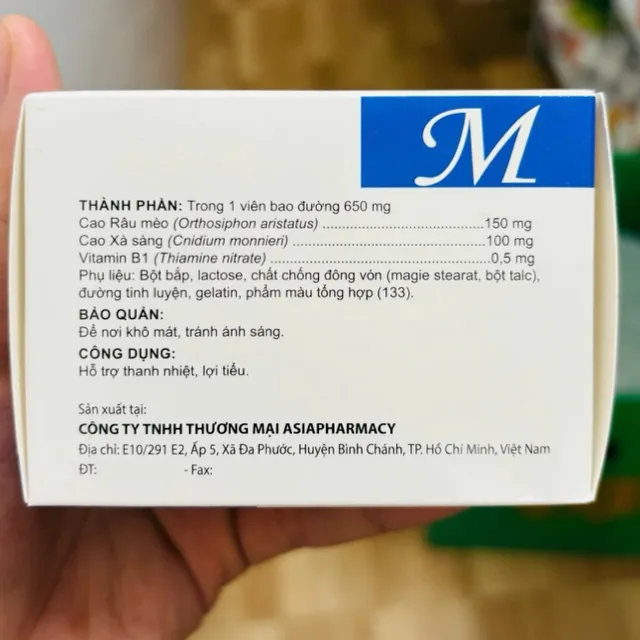 Vi&ecirc;n tiểu xanh MICTABLEU