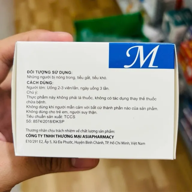 Vi&ecirc;n tiểu xanh MICTABLEU