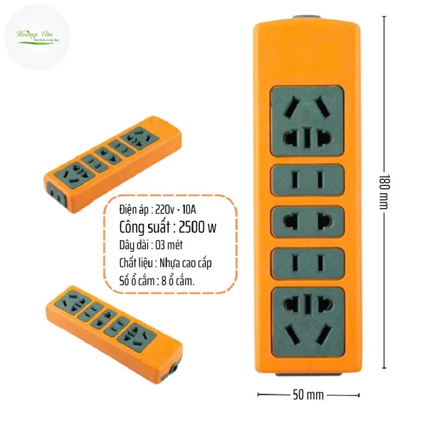 Thiết kế độc đ&aacute;o Ổ Điện 8 Lỗ