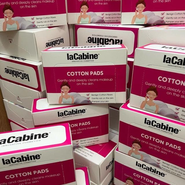 Lacabine B&ocirc;ng Tẩy Trang Sợi Mềm Cotton Pad 70 Miếng