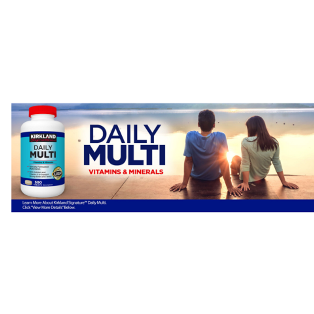 Vi&ecirc;n bổ sung vitamin tổng hợp Kirkland