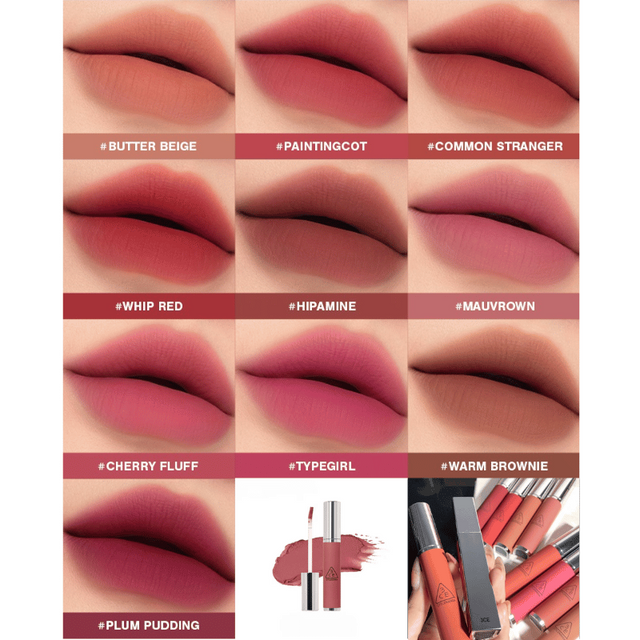 Son Kem Lỳ Mịn M&ocirc;i 3CE Hazy Lip Clay 4gr