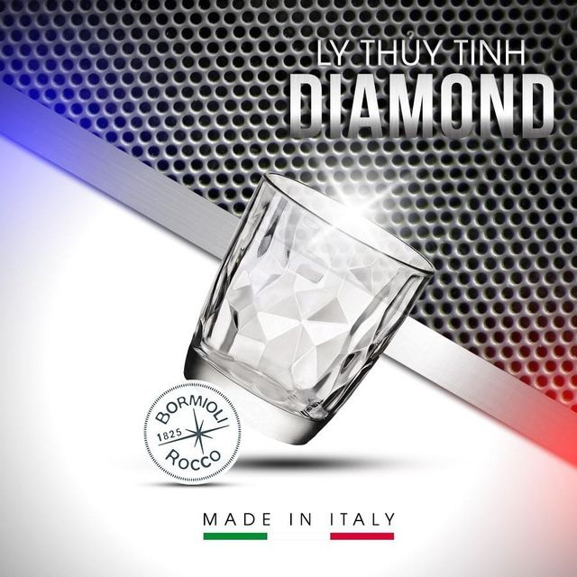 Bộ 6 ly thủy tinh Diamond Bormioli Rocco