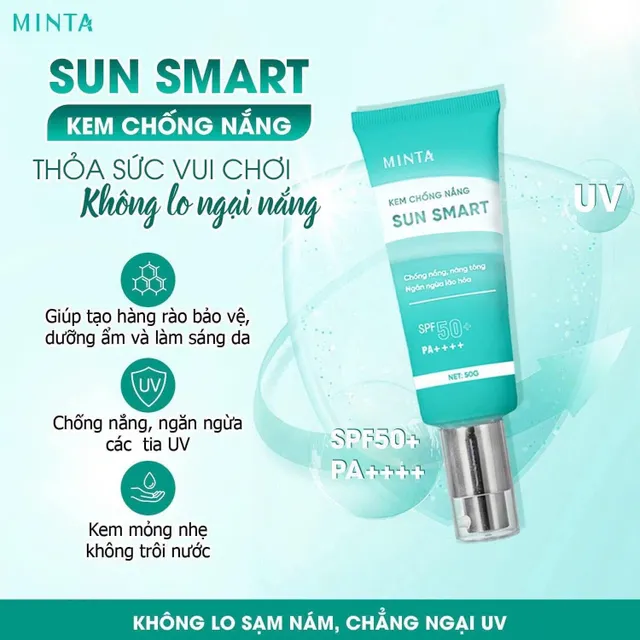 Kem Chống Nắng Minta Sun Smart 50g