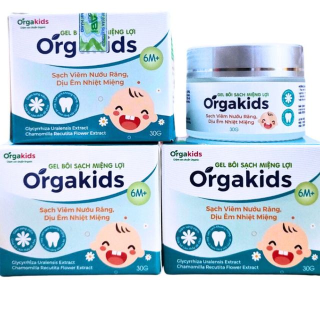 Gel b&ocirc;i sạch miệng lợi Orgakids