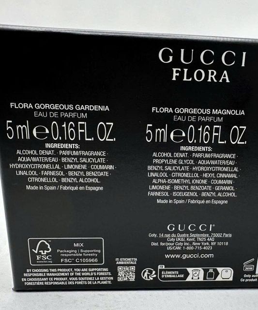Bộ Qu&agrave; Tặng Nước Hoa Gucci Flora Gorgeous
