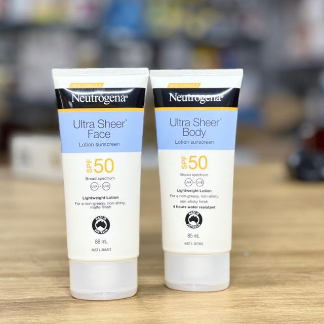 Kem chống nắng Neutrogena Ultra Sheer Face & Body Lotion SPF50+ 88mL