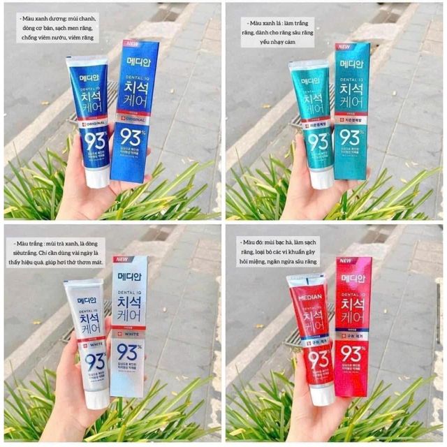 Kem đ&aacute;nh răng Median H&agrave;n Quốc 120g
