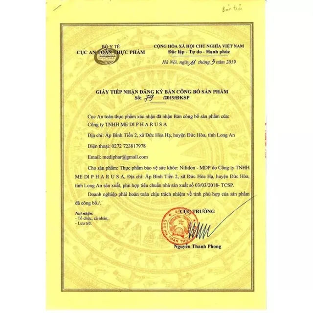 Nilidon-MDP benefits