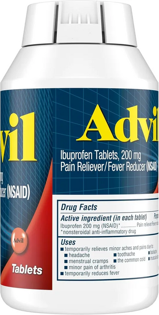Vi&ecirc;n uống Advil 200mg 300 vi&ecirc;n