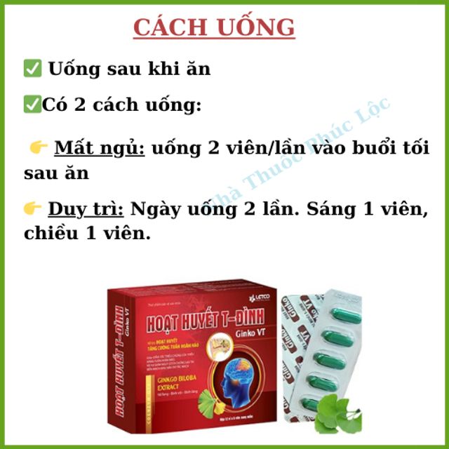 Hoạt huyết T-Đ&igrave;nh