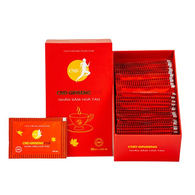 CND Ginseng Red Nhân Sâm Hòa Tan Bổ Thận, Tráng Dương, Giảm Mệt Mỏi 1
