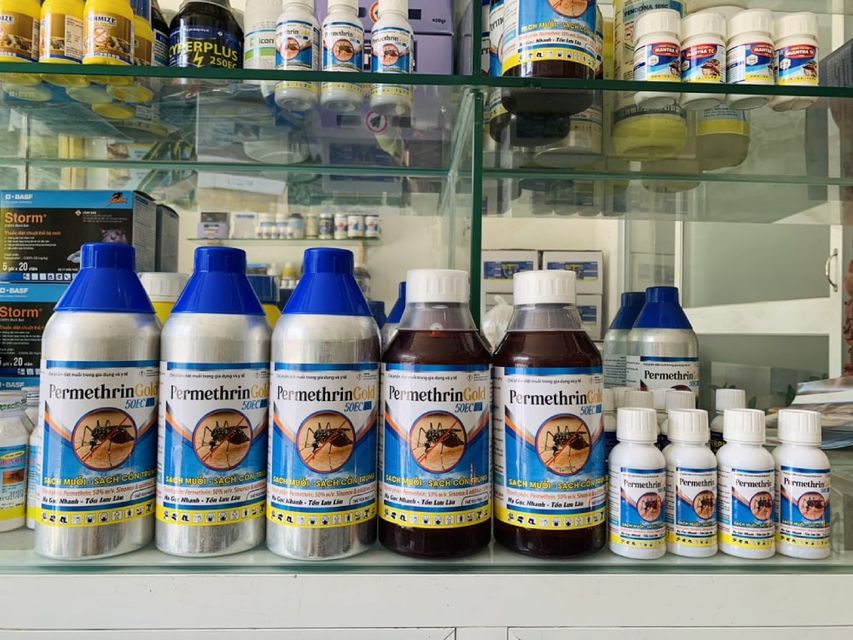 sản phẩm hỗ trợ Phun Diệt Muỗi Permerthrin Gold 50EC