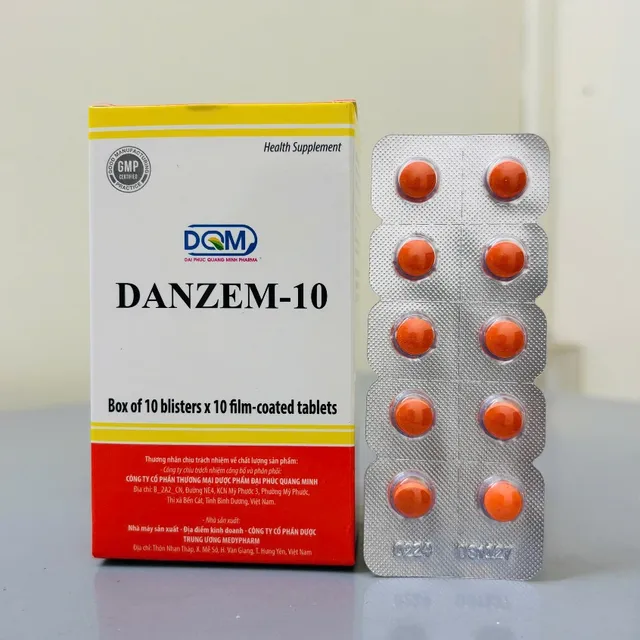 Vi&ecirc;n uống DANZEM mẫu mới