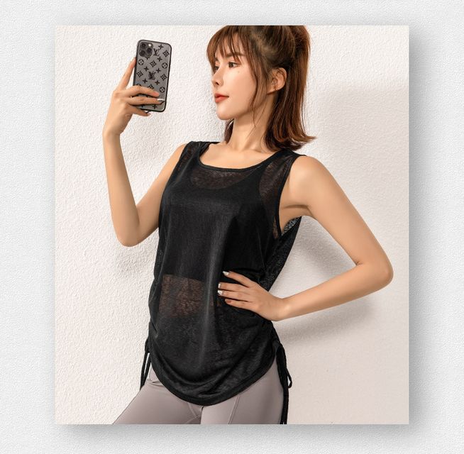 &Aacute;o Tank Top D&acirc;y R&uacute;t Thể Thao Nữ