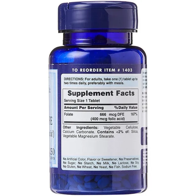 [Date 2028] Vi&ecirc;n Ngăn Ngừa Thiếu M&aacute;u Bổ Sung Folic Acid 400 mcg