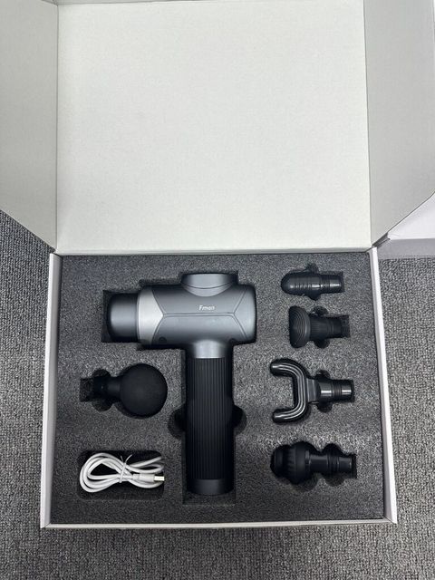 Máy Massage Cầm Tay Fman M1 - Sạc Pin, Có 5 Đầu Massage Đa Năng, Giải Pháp Thư Giãn Tại Nhà, Động Cơ 60W, Độ Ồn Thấp 45-50dB 2