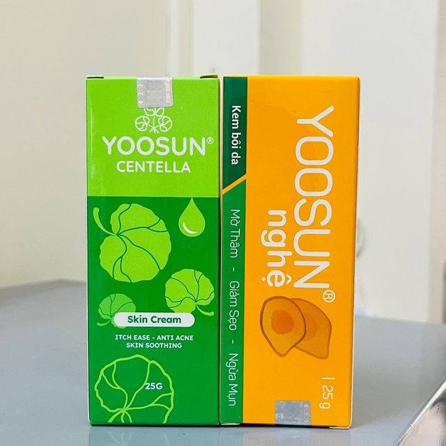 Kem ngừa mụn dịu da YOOSUN rau m&aacute; - YOOSUN nghệ