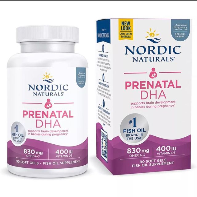 DHA cho b&agrave; bầu Nordic Prenatal DHA
