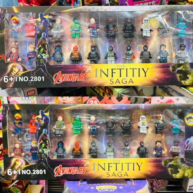 M&ocirc; h&igrave;nh 24 nh&acirc;n vật si&ecirc;u nh&acirc;n Avengers Saga Infinity