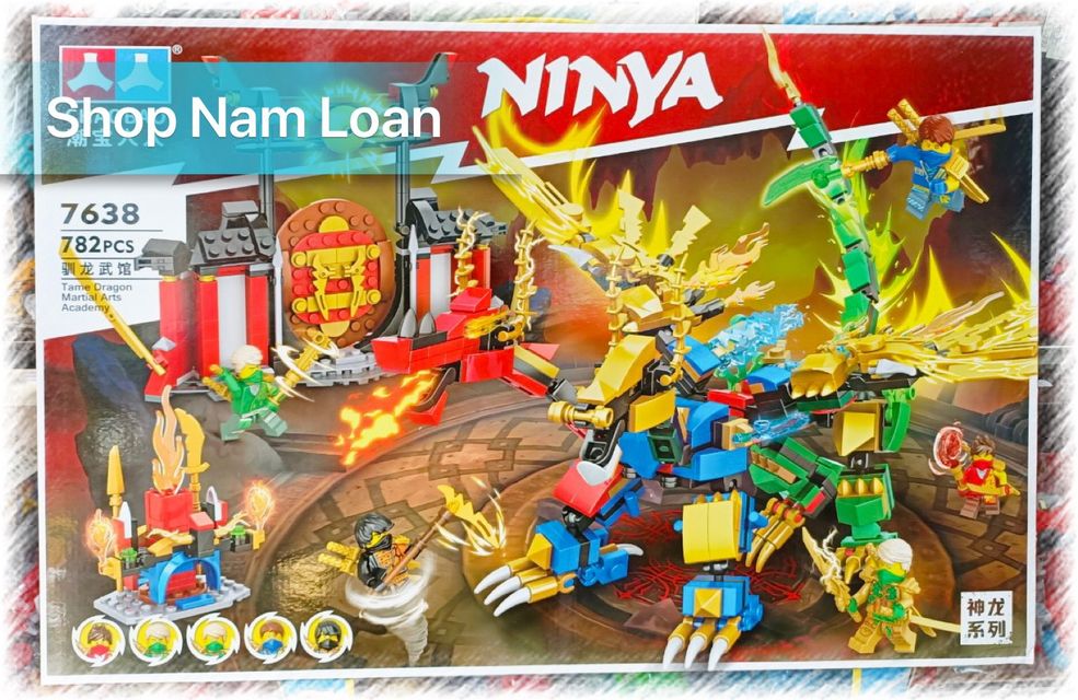 Đồ chơi lắp r&aacute;p Ninja rồng CHAOBAO 7638