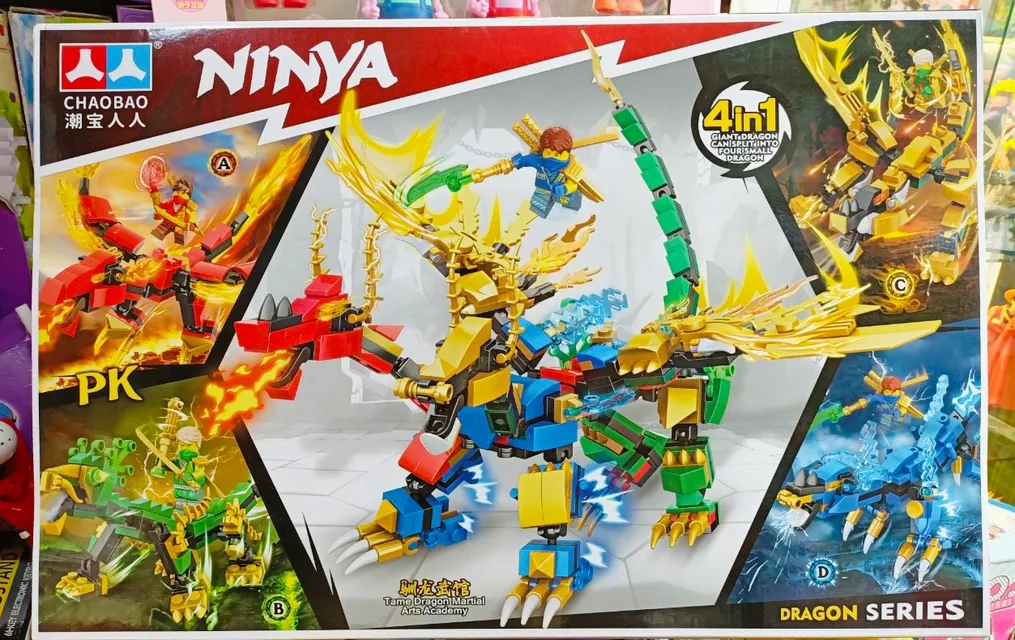Kh&aacute;ch h&agrave;ng đ&aacute;nh gi&aacute; về Đồ chơi lắp r&aacute;p Ninja rồng CHAOBAO 7638