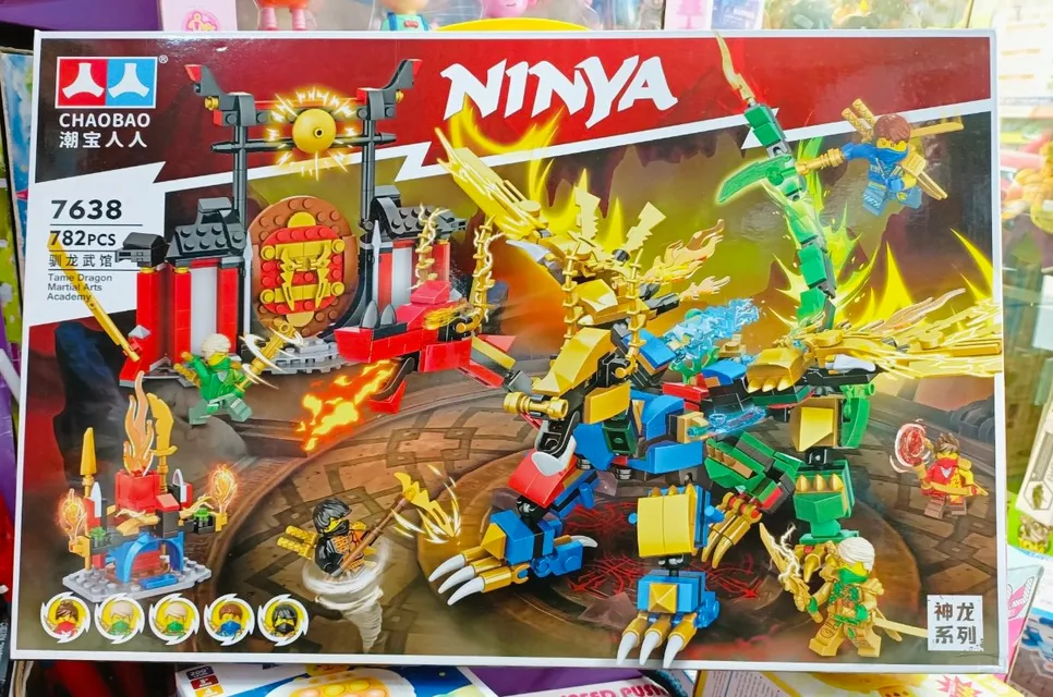 Gi&aacute; v&agrave; nơi mua Đồ chơi lắp r&aacute;p Ninja rồng CHAOBAO 7638