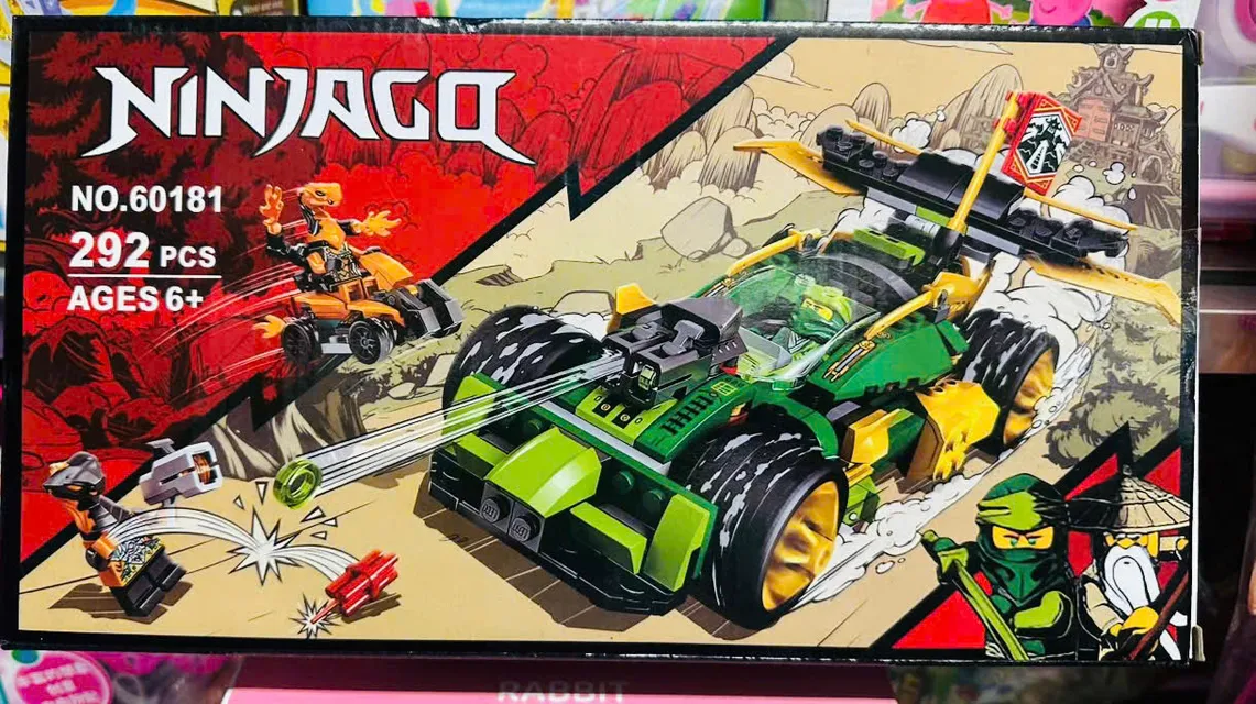 Đồ chơi lắp r&aacute;p xe &ocirc; t&ocirc; đua Ninjago 60181