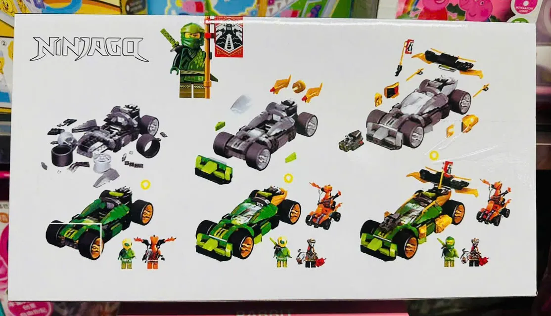 Đồ chơi lắp r&aacute;p xe &ocirc; t&ocirc; đua Ninjago 60181