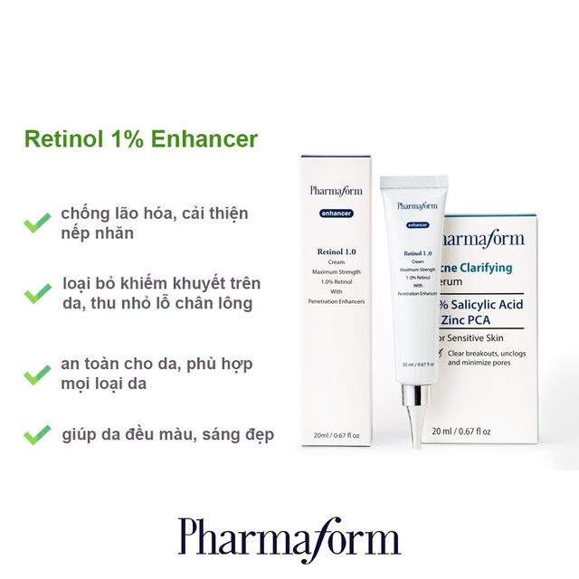 Tinh chất Retinol 1% Enhancer Pharmaform 20ml
