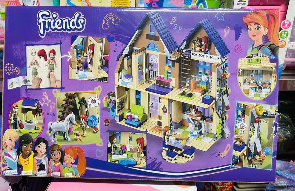Chi tiết đồ chơi lắp r&aacute;p m&ocirc; h&igrave;nh ng&ocirc;i nh&agrave; Friend 11204