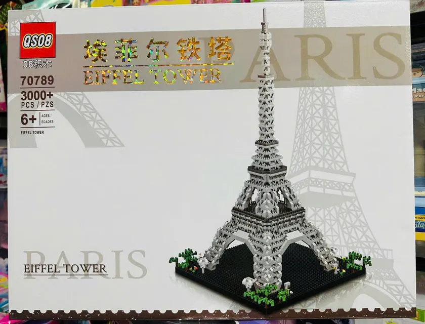 M&ocirc; h&igrave;nh th&aacute;p Eiffel ho&agrave;n chỉnh