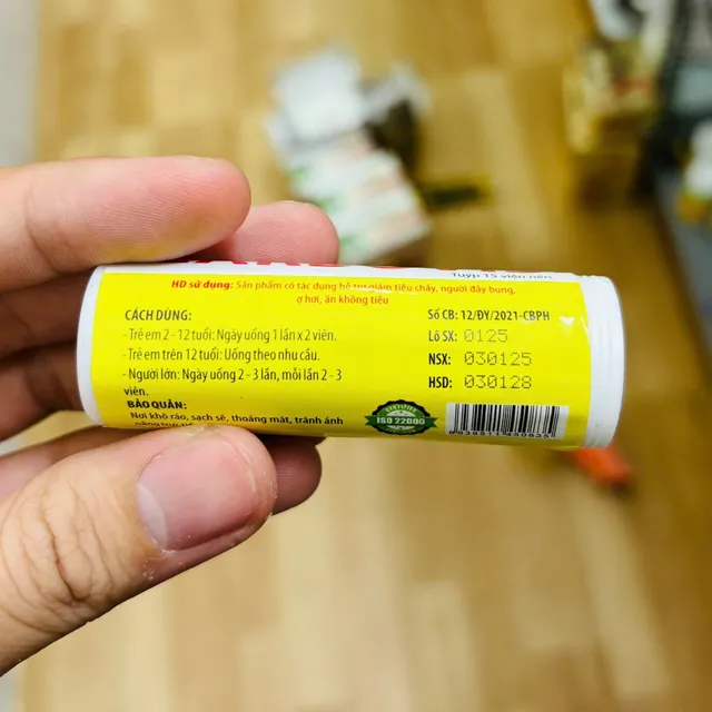 Ti&ecirc;u đen than hoạt t&iacute;nh Carbovis