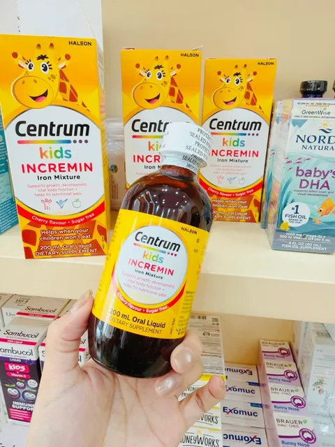 Siro Biếng Ăn Centrum Kids Incremin Iron Mixture 200ml