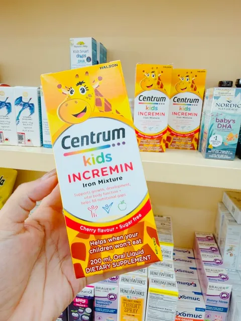 Siro Biếng Ăn Centrum Kids Incremin Iron Mixture 200ml