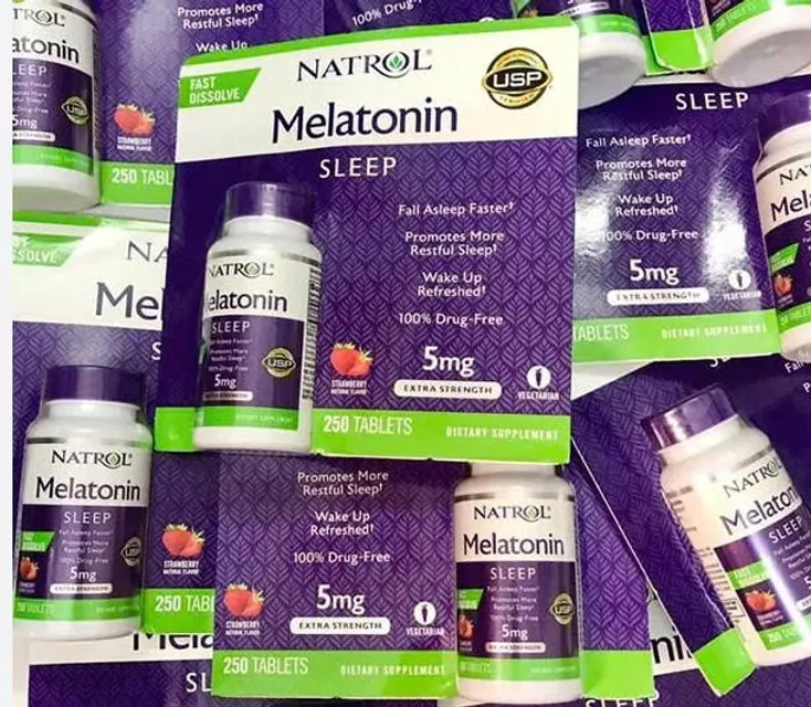 Vi&ecirc;n Uống hỗ trợ giấc ngủ Natrol Mela ton in Sleep