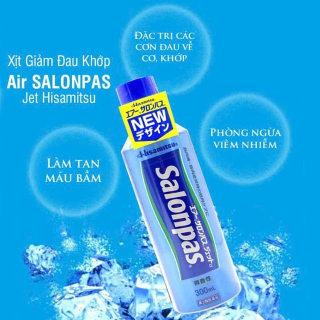H&igrave;nh ảnh Xịt Giảm Đau Salonpas