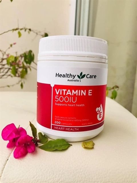 Vi&ecirc;n Uống Vitamin E Healthy Care 500 IU 200 Vi&ecirc;n