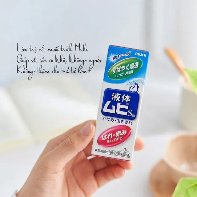 Lăn B&ocirc;i Muỗi Cắn Muhi 50ml