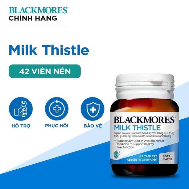 Vi&ecirc;n uống Blackmores Liver Health Milk Thistle
