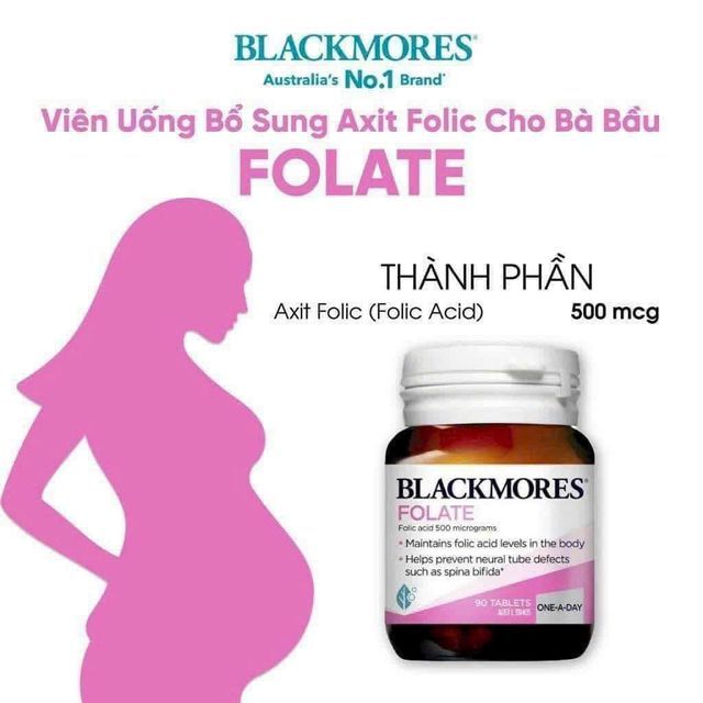 H&igrave;nh ảnh vi&ecirc;n uống Blackmores Folate
