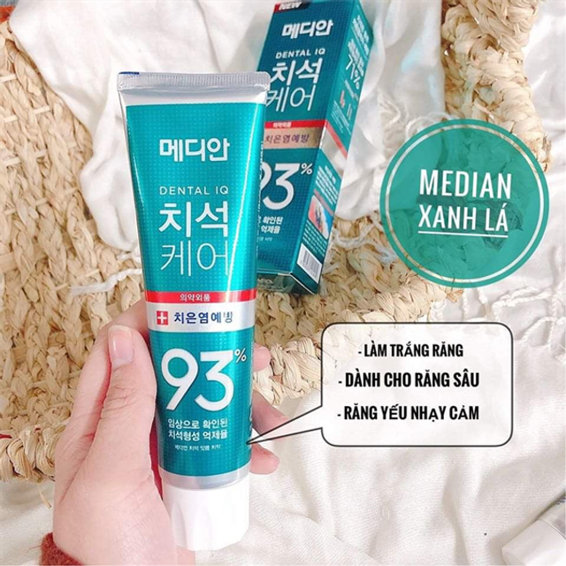 Kem đ&aacute;nh răng Median Dental IQ Original 93%