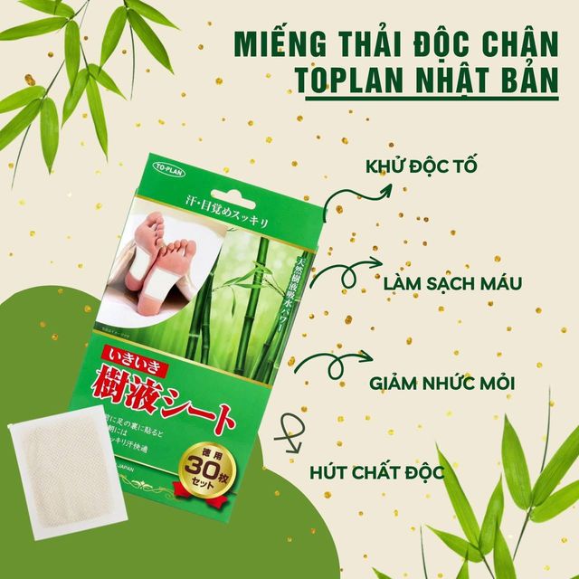 Miếng d&aacute;n thải độc ch&acirc;n TO-PLAN