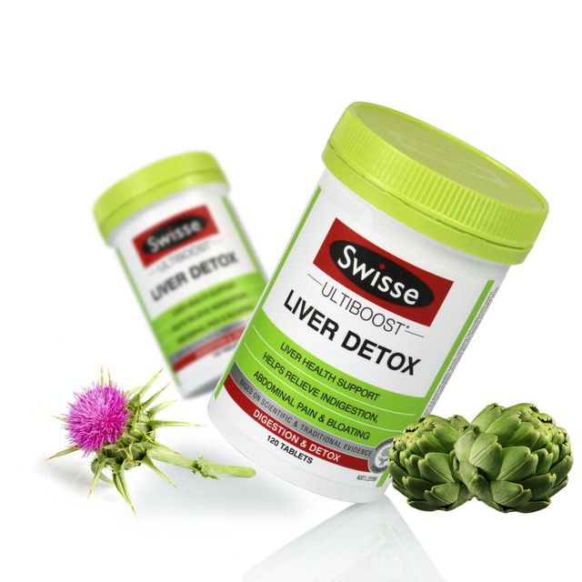 Vi&ecirc;n uống giải độc gan Swisse 120 vi&ecirc;n