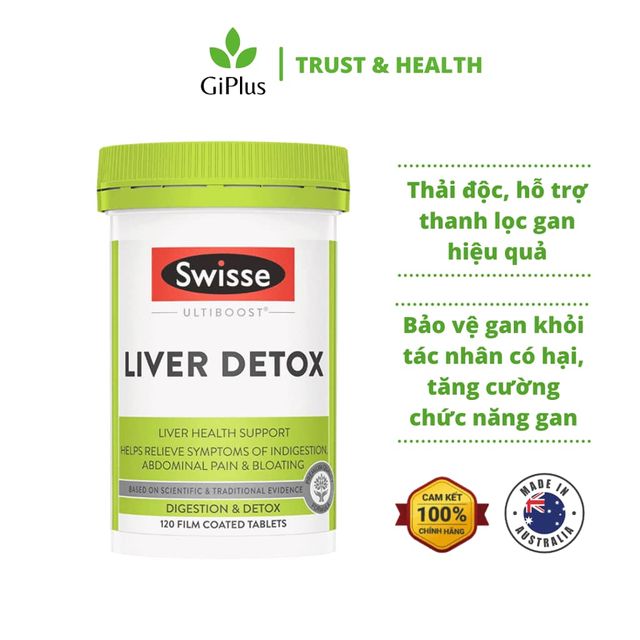 Vi&ecirc;n uống giải độc gan Swisse 120 vi&ecirc;n