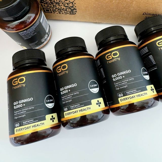 Vi&ecirc;n uống Bổ n&atilde;o Ginkgo Go Healthy 9000 60 vi&ecirc;n