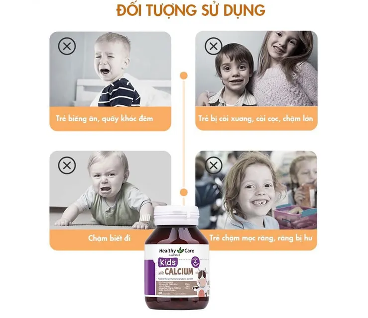 Healthy Care bổ sung Canxi cho b&eacute;