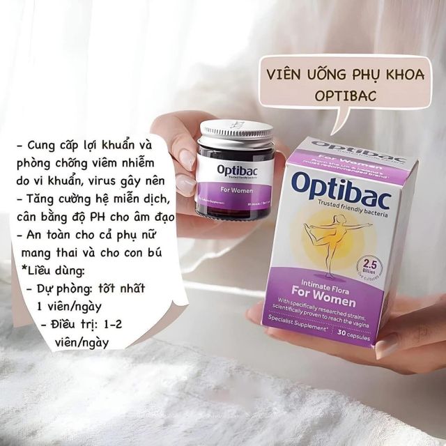 Men vi sinh cho phụ nữ