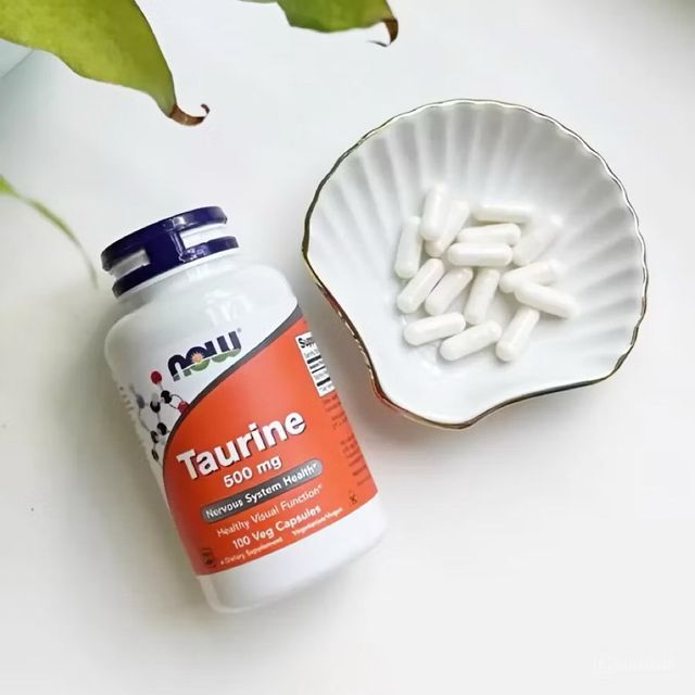 Vi&ecirc;n uống bổ sung Taurine 500mg NOW Foods